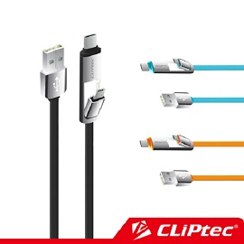 CLiPtec Type C +Micro USB充電傳輸線