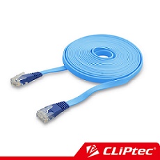 CLiPtec Cat6 1000Mbps超薄扁平網路線3M